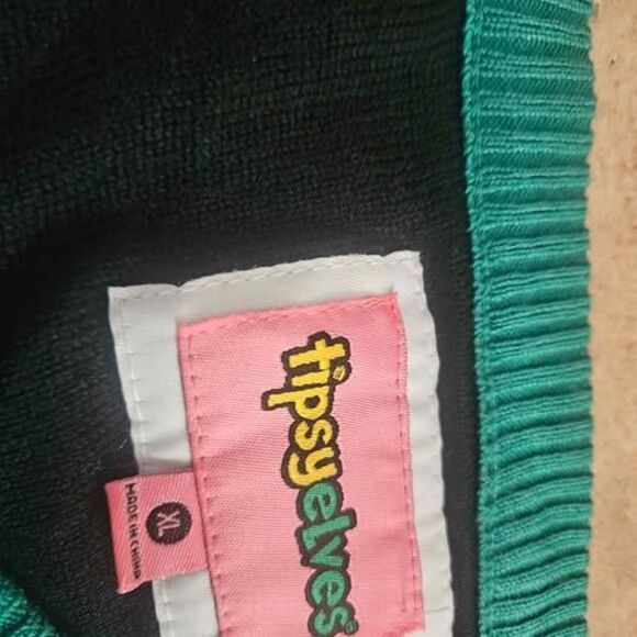 XLg Womens Ugly Christmas Sweater Tipsy Elves Christmas Tree Tassel - Picture 4 of 5